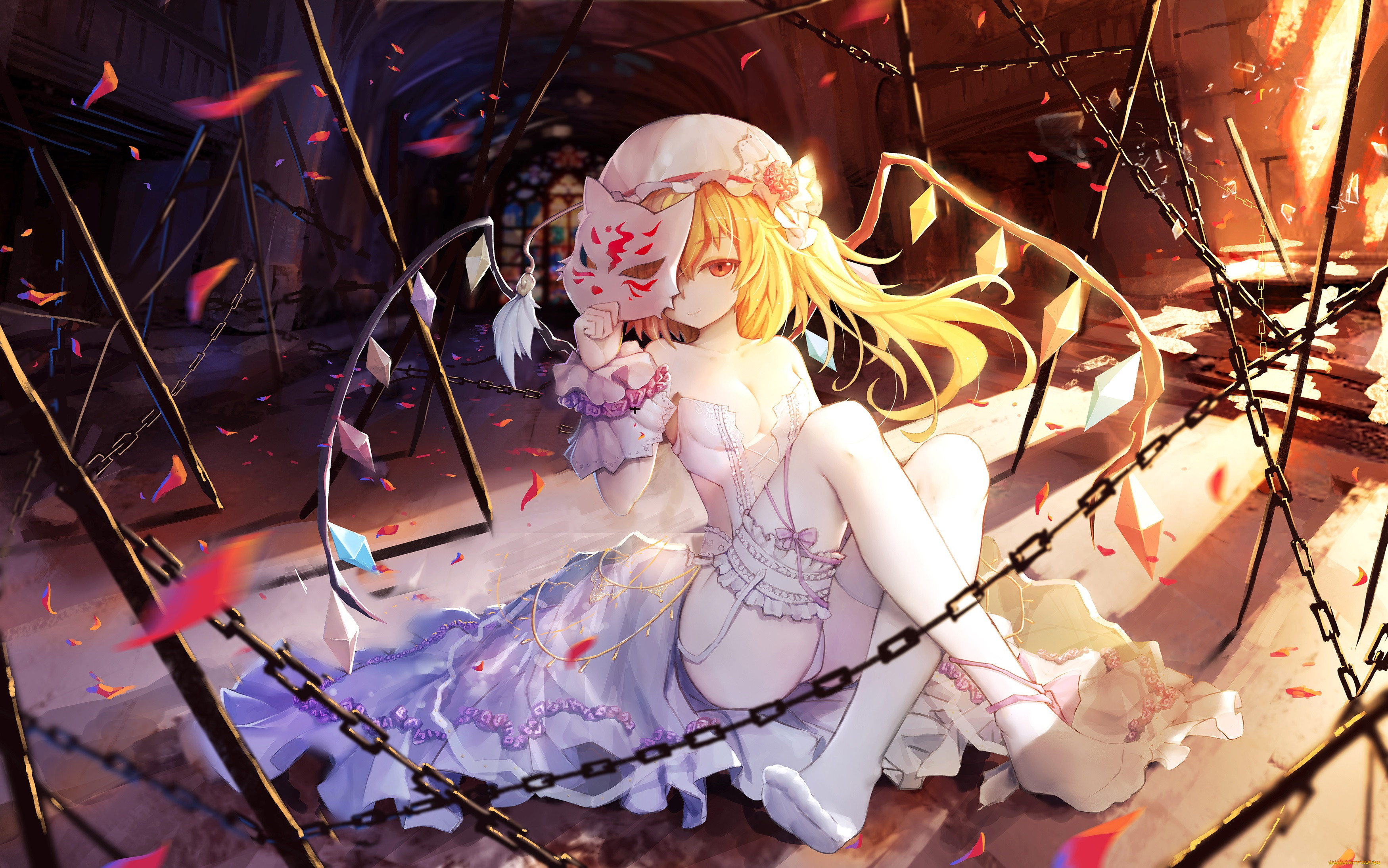 , touhou, flandre, scarlet